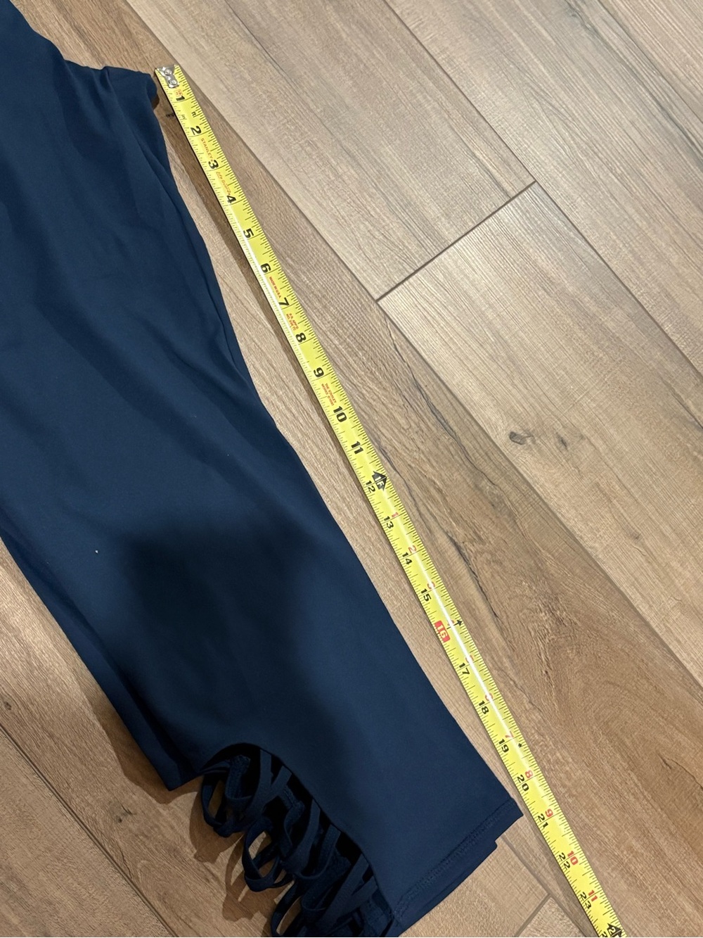 Threads 4 Thought Monica Criss Cross Crop Legging navy blue XL - Picture 11 of 11
